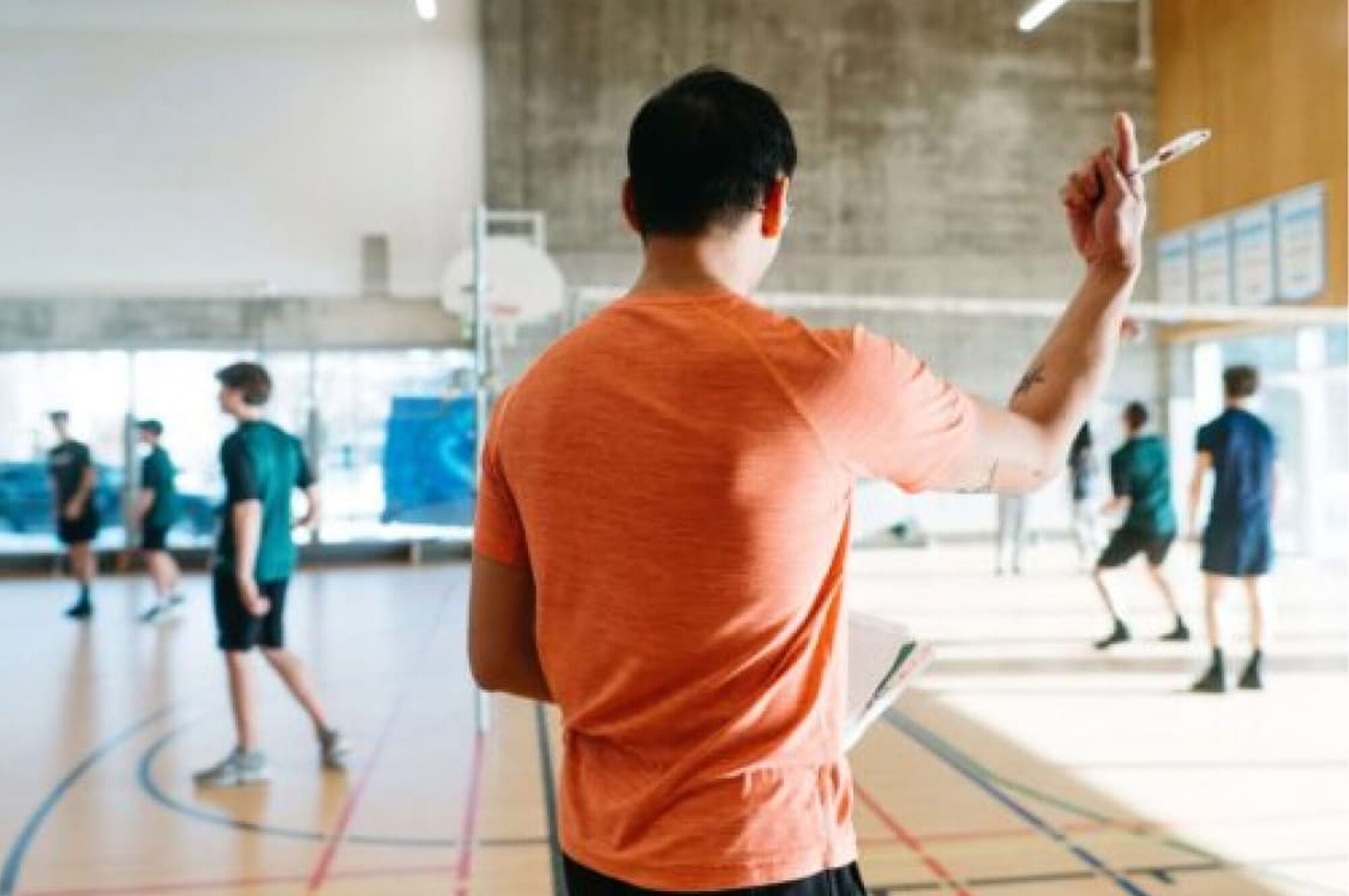 photo d'un enseignant de sport