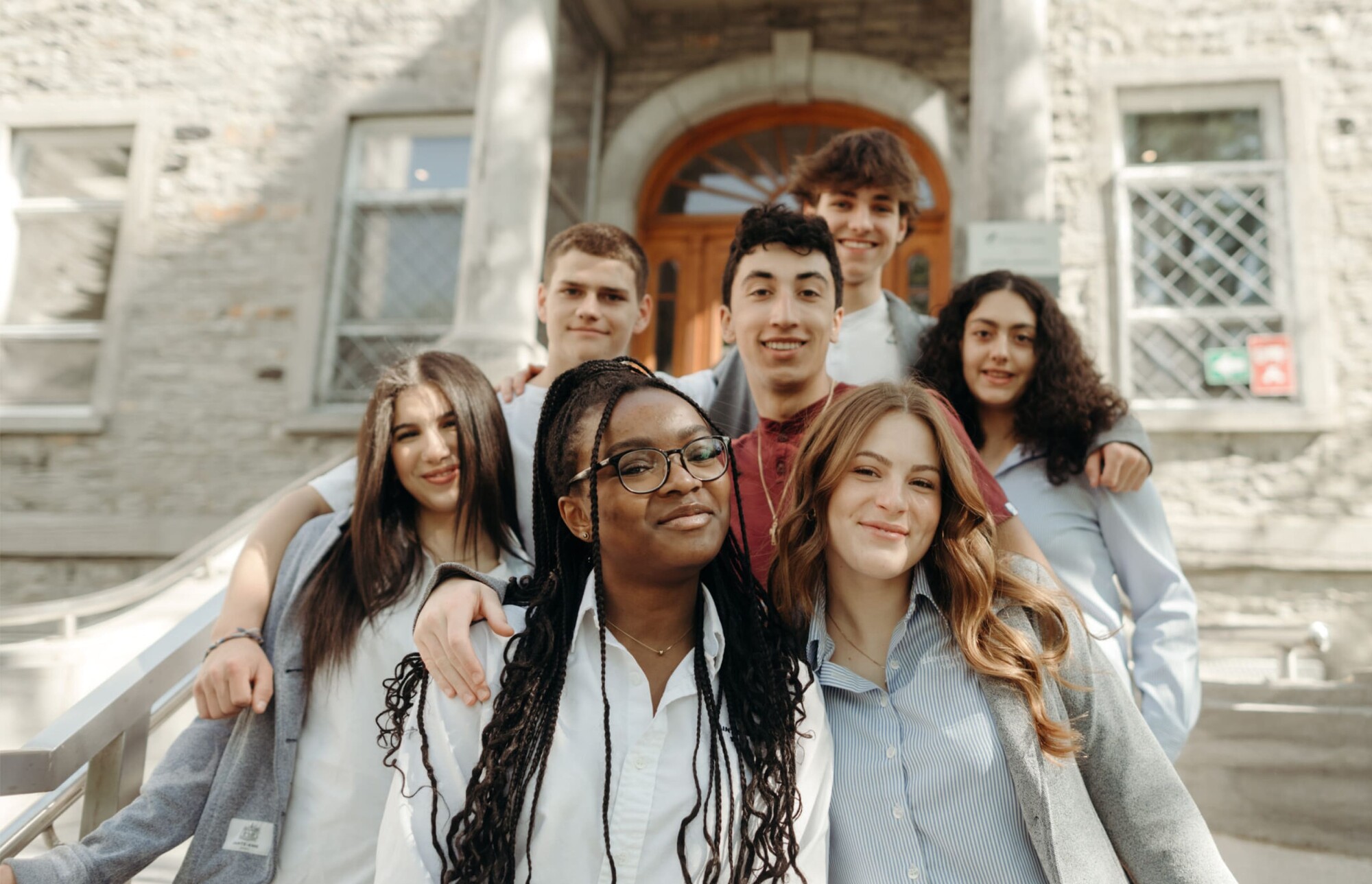 un groupe d'étudiants