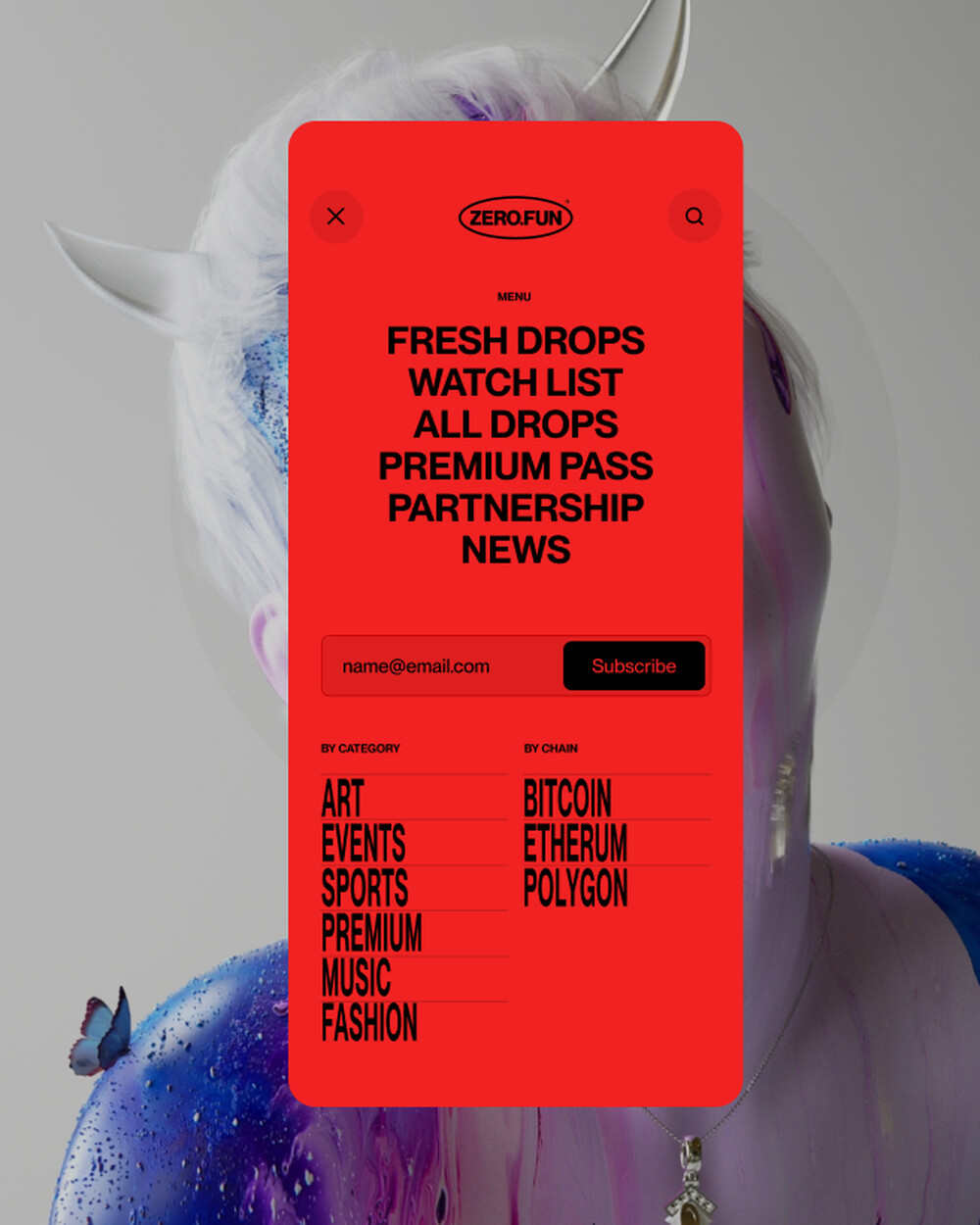 Mobile menu