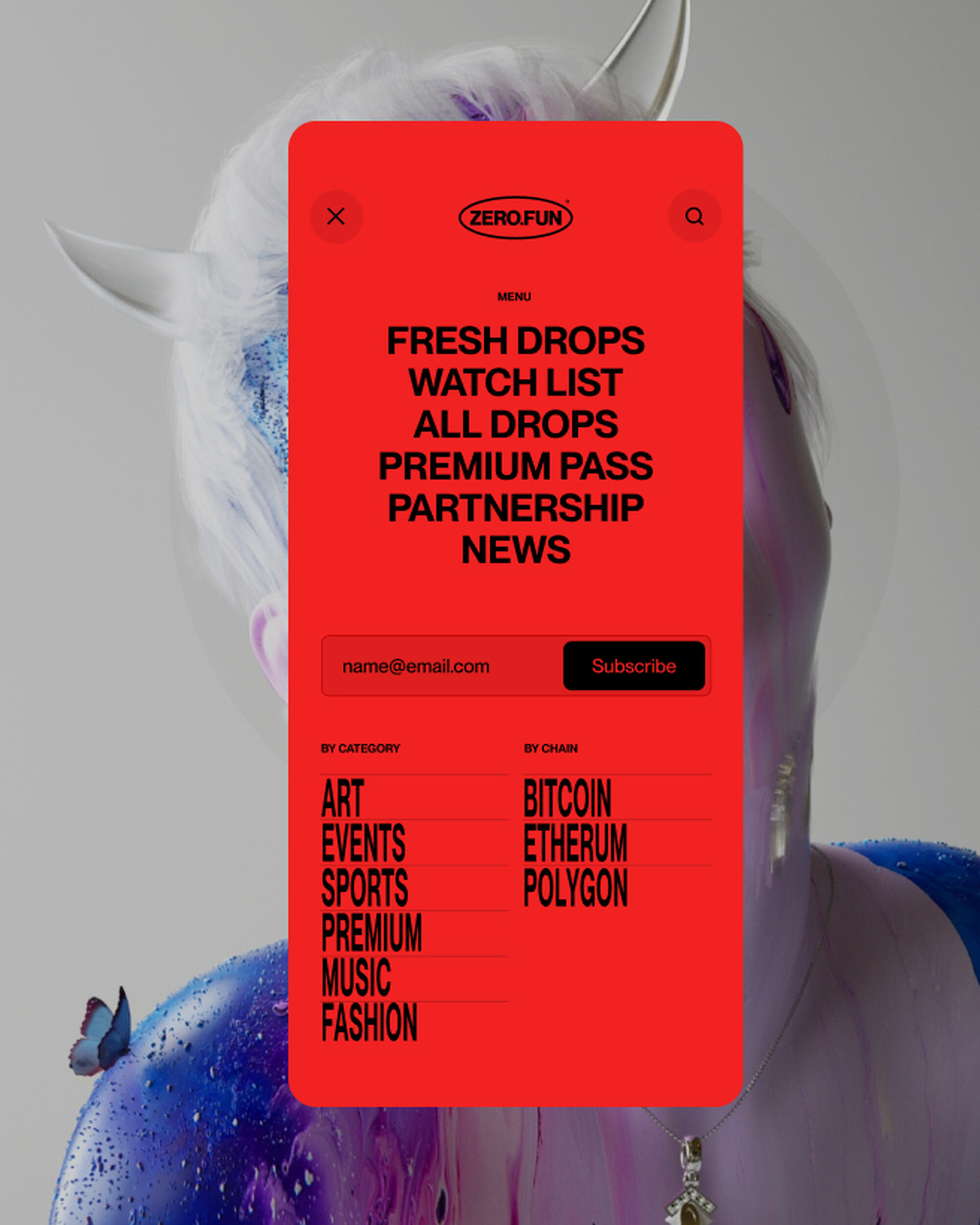 Mobile menu