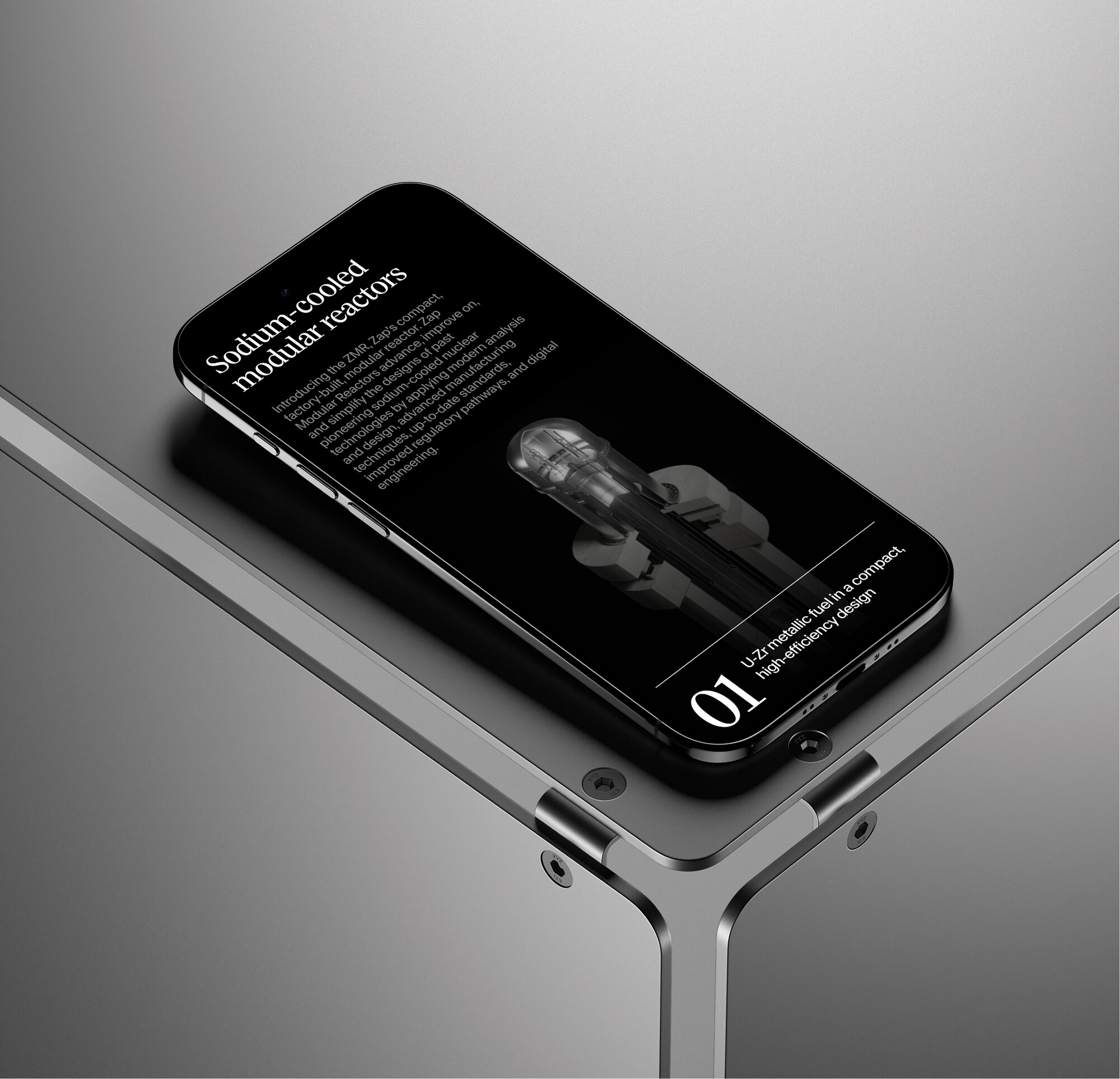 Page technologie sur mobile