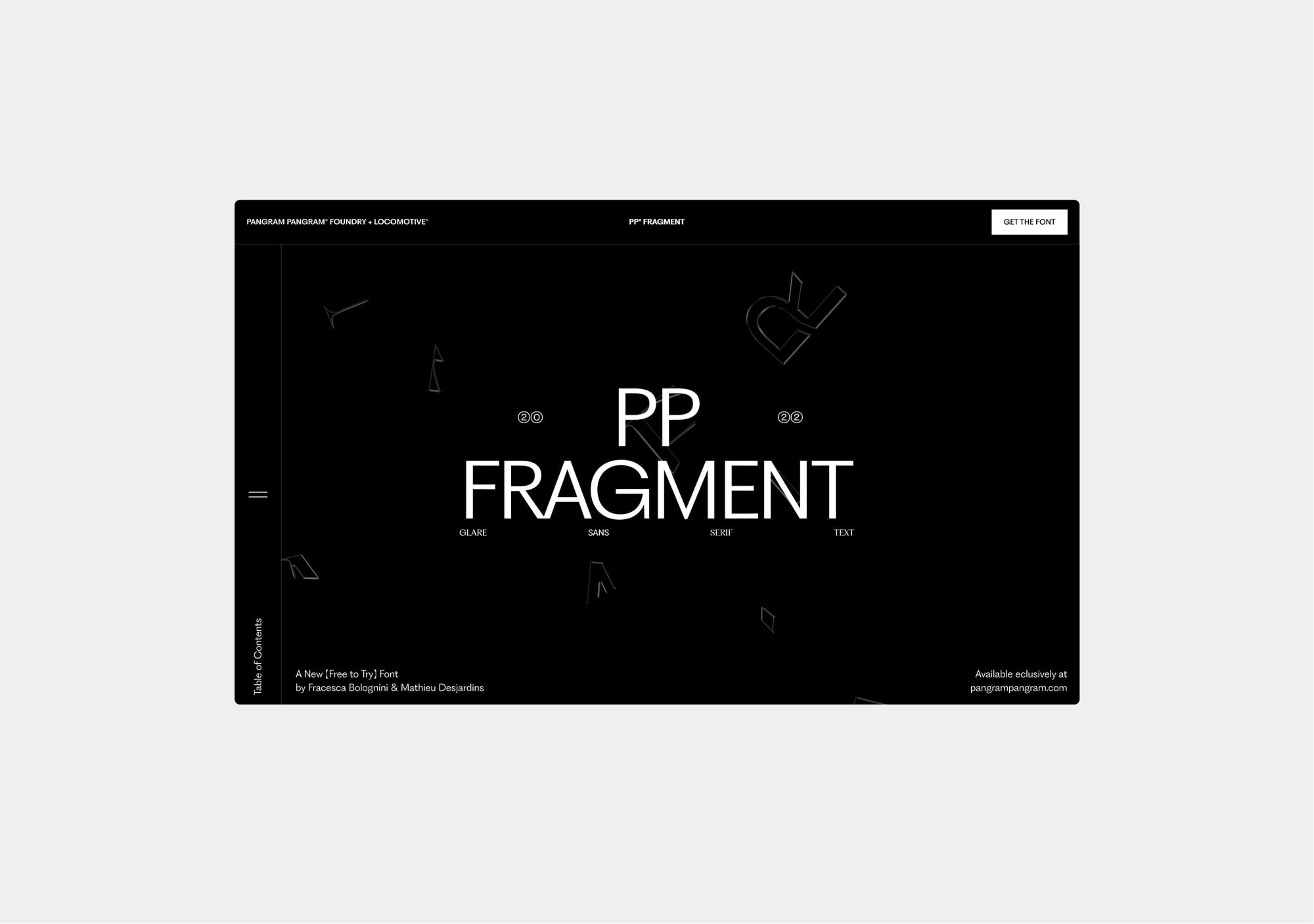 Fragment website